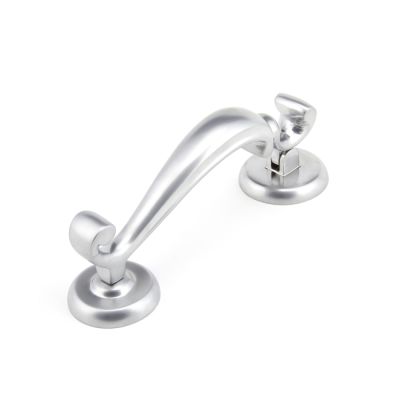 Satin Chrome Doctors Door Knocker - 92002 | From the Anvil