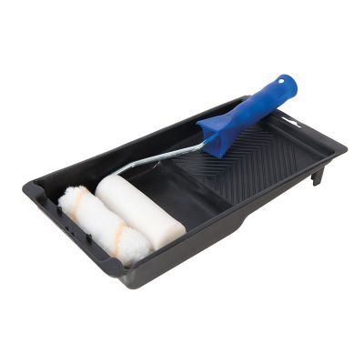  Silverline Mini Roller & Tray Set (100mm)