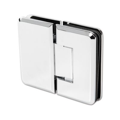 Barcelona Shower Door Hinge - Glass To Glass - Chrome Plated