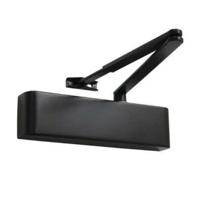 Atlantic 110kg Slimline Premium Grade Door Closer - Matt Black | T2564