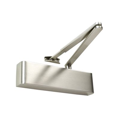 Atlantic 110kg Slimline Premium Grade Door Closer - Satin Nickel | T2565