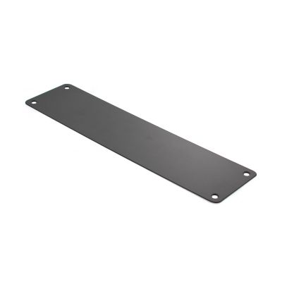 Atlantic Pre-Drilled Door Finger Plates - Matt Black (300mm x 75mm) | T2534