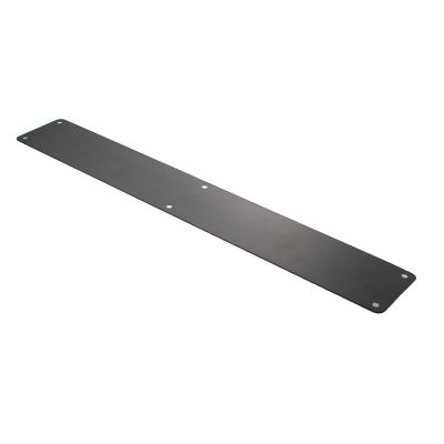 Atlantic Pre-Drilled Door Finger Plates - Matt Black (650mm x 75mm) | T2540