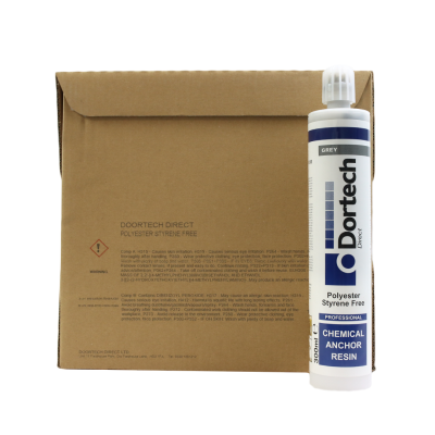 Box of 15 Dortech PESF Chemical Anchor Resin - Polyester Styrene Free – 300ml | D6062B