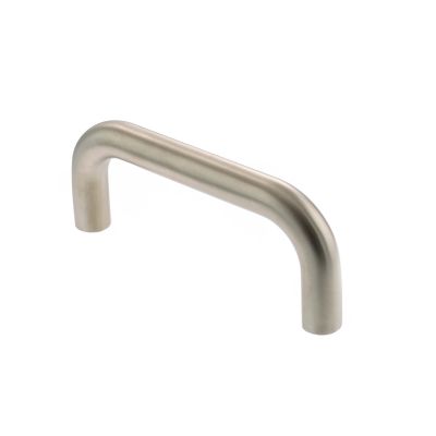 Atlantic D-Shaped Bolt Fix Round Pull Handle - Satin Stainless Steel (150mm x 19mm) | T2519