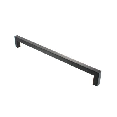 Atlantic Mitred Bolt Fix Rectangular Pull Handle - Matt Black (450mm x 19mm) | T2528