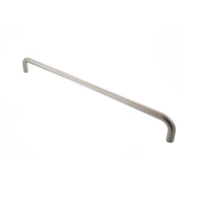 Atlantic D-Shaped Bolt Fix Round Pull Handle - Satin Stainless Steel (600mm x 19mm) | T2527