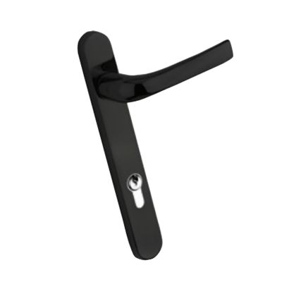Mila Pro-Linea Door Handle Pair - Black (220mm)