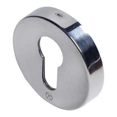 BLU KM055 316 Marine Grade Round Escutcheon - Polished Stainless Steel | F3069