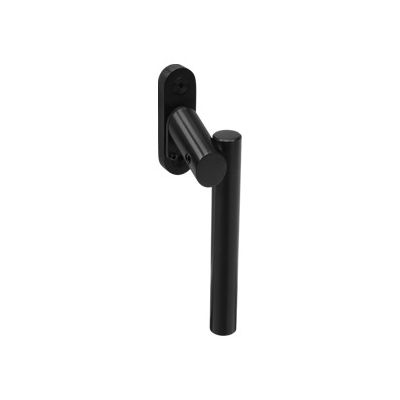 BLU SST87 316 Stainless Steel Cranked Window Espagnolette Handle - Satin Black (Left Hand) | F3185