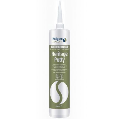 Hodgsons Heritage Glazing Putty - Black (290ml) 