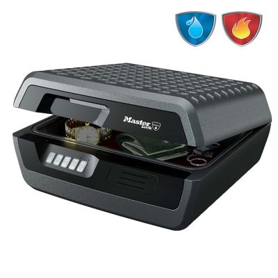 Masterlock Large Digital Security Chest - Fire and Water Resistant Construction 