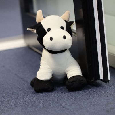 Carly the Cow Weighted Animal Doorstop