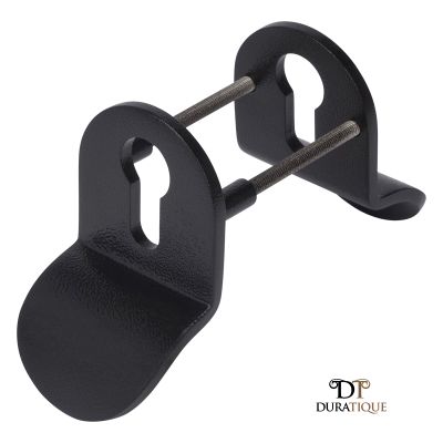 BLU CP50 DuraTique Euro Profile Cylinder Pull - Matt Black (316 Marin Grade)