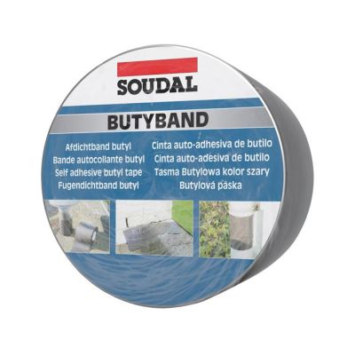 Soudal Butyband Butyl Flashing Tape - Aluminium (10m)