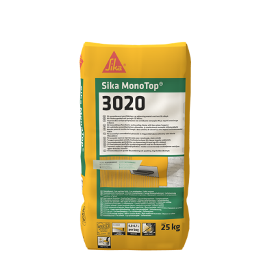 Sika MonoTop 3020 R3 Pore Filler & Levelling Mortar - Grey (25kg) | D9331