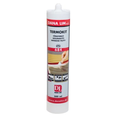 Window Putty 684: Long-Lasting, Flexible Sealant for Glass, Metal, and Wood