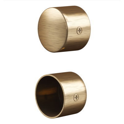 Rothley Antique Brass - Deep end cap - Pair
