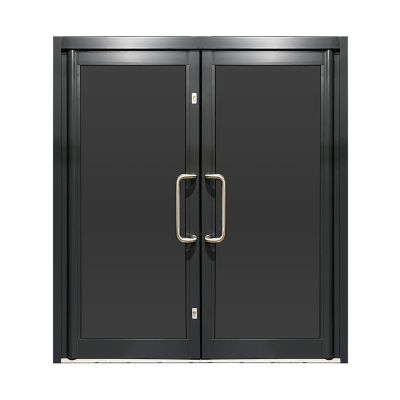 Aluminium Double Door Full Panel - Anthracite Grey RAL 7016 (PAS24)