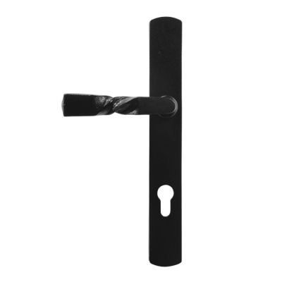 DuraTique Barley Twist Black Antique Door Handle (Dual Sprung)