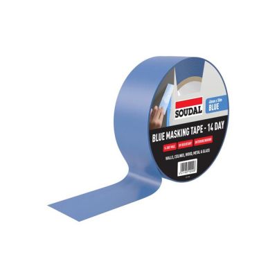 Soudal Masking Tape 14 Day Outdoor - Blue (50m)