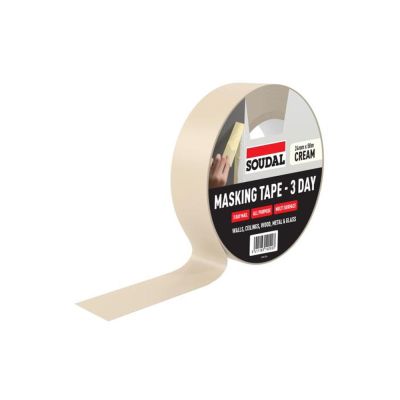 Soudal Masking Tape 3 Day Outdoor - Cream (50m)
