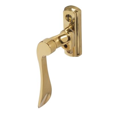 BLU Regent 316 Stainless Steel Locking Window Espagnolette Handle Polished Brass (Left Hand) | F3200