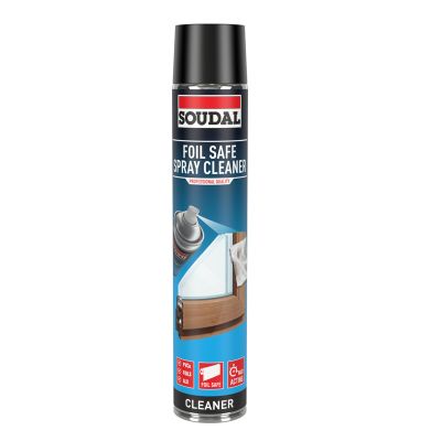Soudal Foil Safe PVCu Aerosol Spray Cleaner - Clear (750ml)