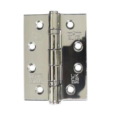 FireStop 3 No. Fire Rated Ball Bearing Hinges Grade 13 - Polished Stainless Steel (1.5 pair)