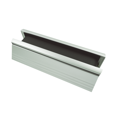 Intumescent Letterboxes - 12” Elite Range - Satin Anodised Aluminium (30/60 Minute Fire Rated) 