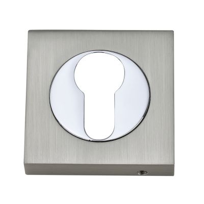 Matching Euro Profile Square Escutcheon (Pairs)