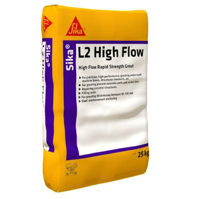 Sika L2 High Flow Rapid Strength Grout - Grey (25kg) | D9301