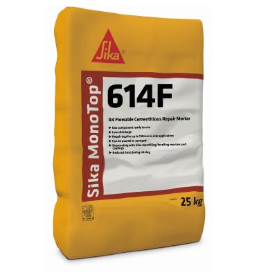 Sika MonoTop 614F R4 Cementitious Repair Mortar - Grey (25kg) | D9317