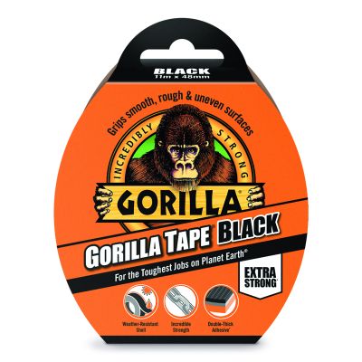 Gorilla Tape - Black (11m Roll) | G6027