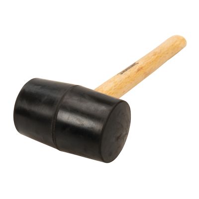 Silverline Black Rubber Mallet - 24oz (680g)