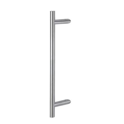 HOPPE Arrone Cranked T-Bar Pull Handle Back to Back Fixing for Timber Doors - Stainless Steel Grade 316