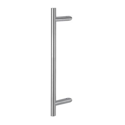 HOPPE Arrone Cranked T-Bar Pull Handle Bolt Through Fixing for Timber Doors - Stainless Steel Grade 316