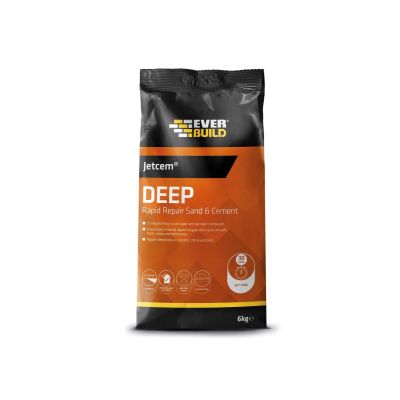 Jetcem Deep Rapid Repair Sand & Cement - Grey (6kg)