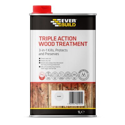 Sika Triple Action Wood Treatment - Clear (1L)