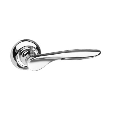 Mediterranean Malta Polished Chrome Lever on Round 