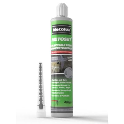 Metolux Metoset Concrete Repair Resin - Grey (480g)