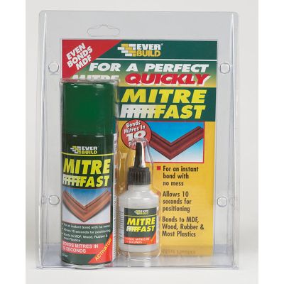 Everbuild Mitre Fast Bonding Kit - Clear (Large)