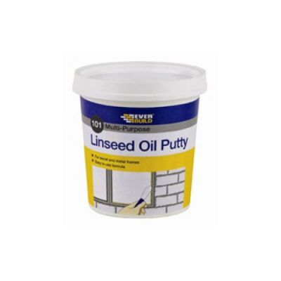 Everbuild Multi-Purpose Linseed Oil Putty - Natural (2kg)