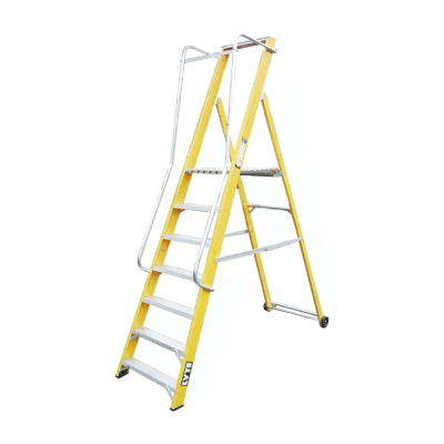 Lyte EN131-2 Industrial Glassfibre Widestep Platform Ladder | L3131C