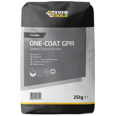 Everbuild One Coat General Purpose Render (25kg)