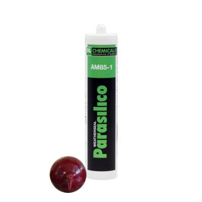 Parasilico AM85 High Grade LMN Silicone Sealant - 310ml Wine Red RAL 3005