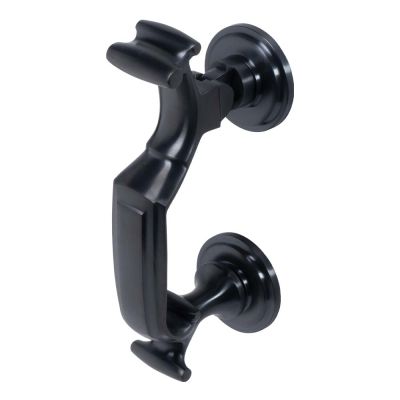 BLU DK195 316 Marine Grade Doctors' Door Knocker - PVD Satin Black (41 x 192mm)