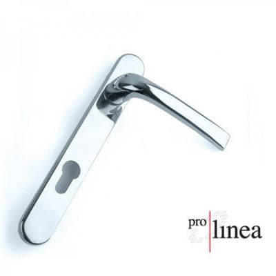 Mila Pro-Linea Door Handle Pair - D-Chrome (240mm)