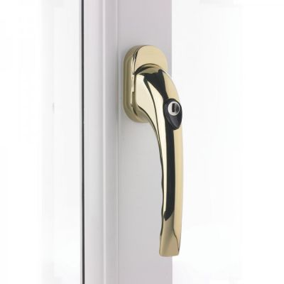 Mila Pro-Linea TBT Window Locking Handle - Gold
