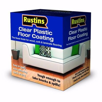 Rustins Clear Plastic Floor Coating Trade Pack - Gloss (4L) | R1127